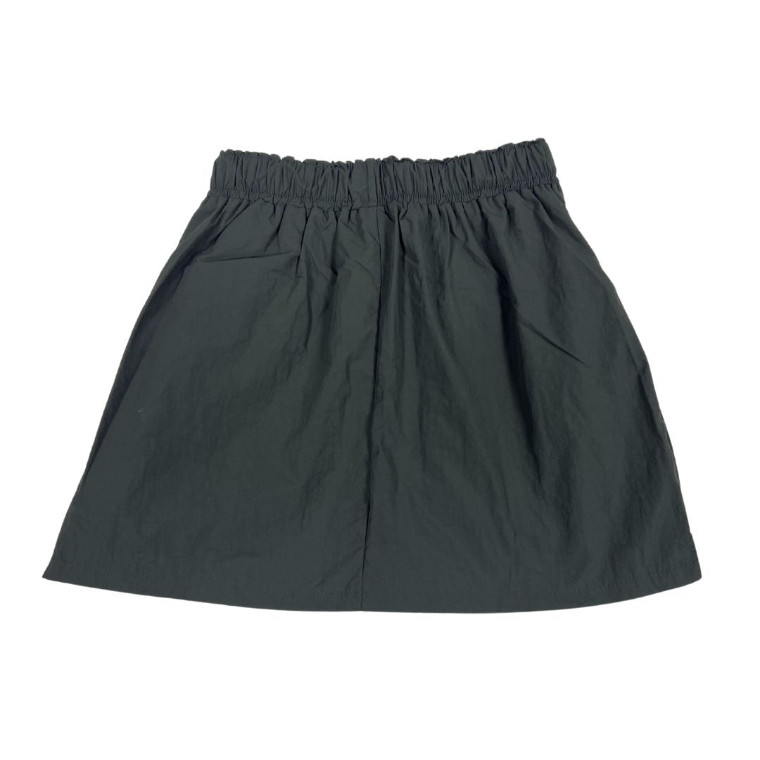 Parachute Drawstring Mini Skirt