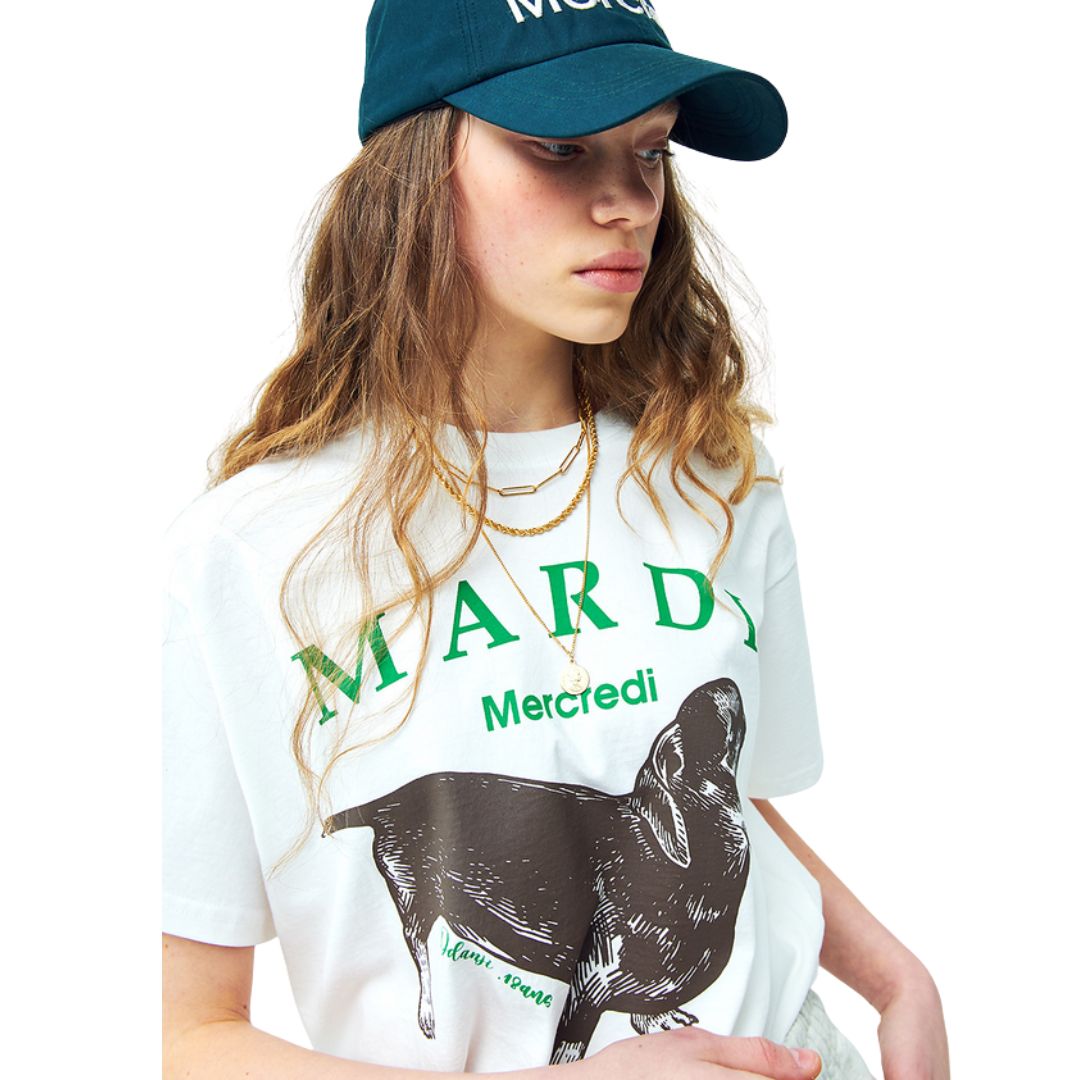 Mardi Mercredi Ddanji T-shirt - Ivory