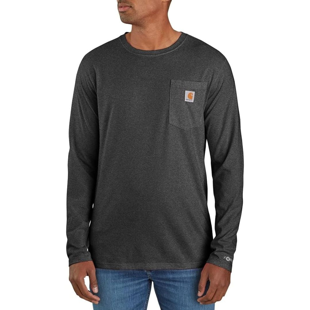 Carhartt Force Relaxed Fit Midweight Long-Sleeve Pocket T-Shirt