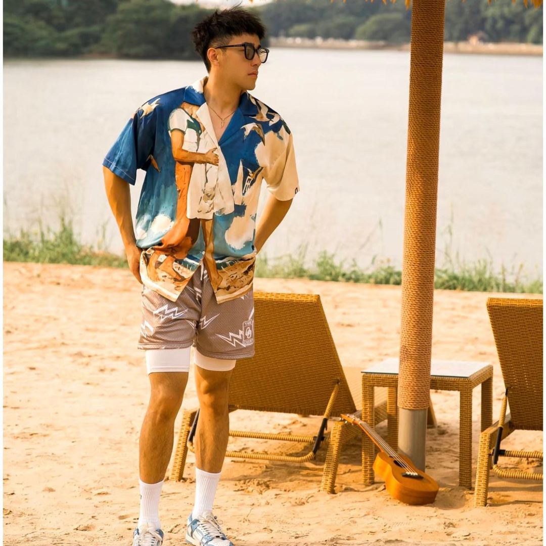 NCTHELABEL Lovers Vacation Short-Sleeve Shirt