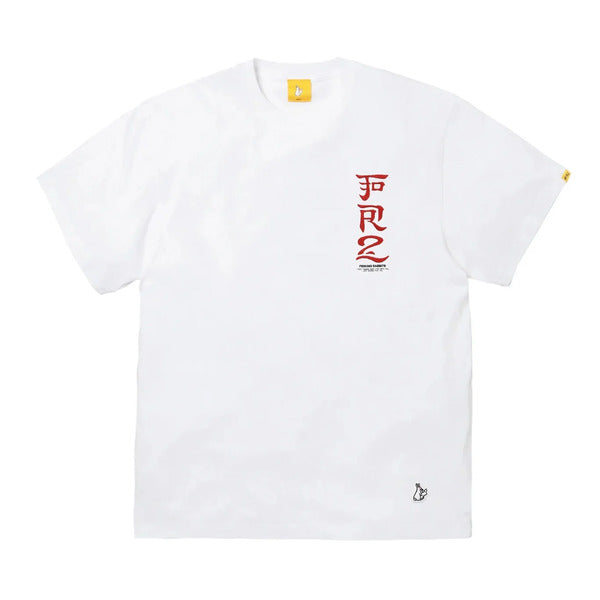 #FR2 Round Logo Embroidery Cotton Graphic Short-Sleeve T-Shirt