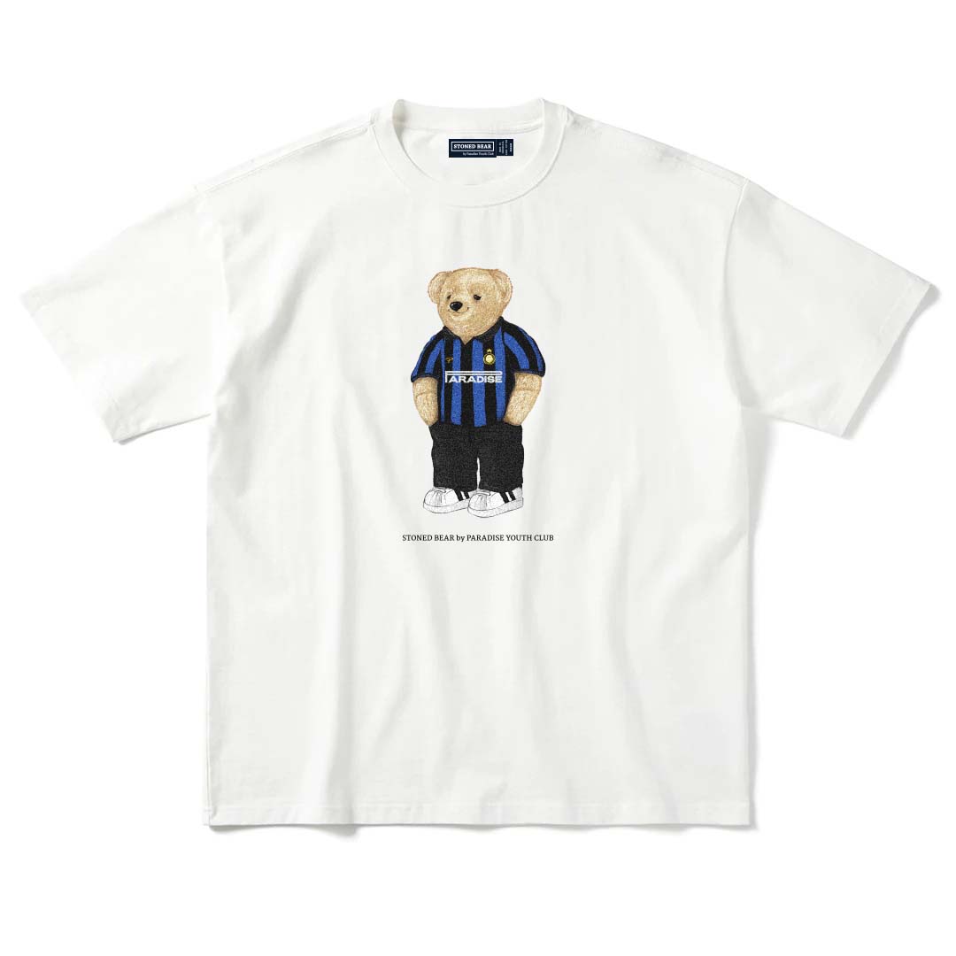 Stoned Bear by Paradise Youth Club IL Nerazzurri T-Shirt