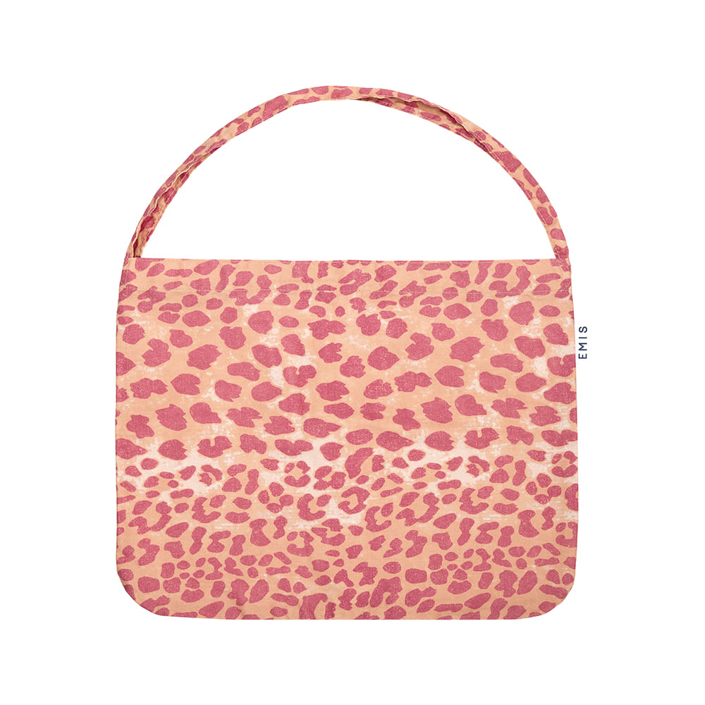 EMIS Cotton Leopard Eco Bag - Pink
