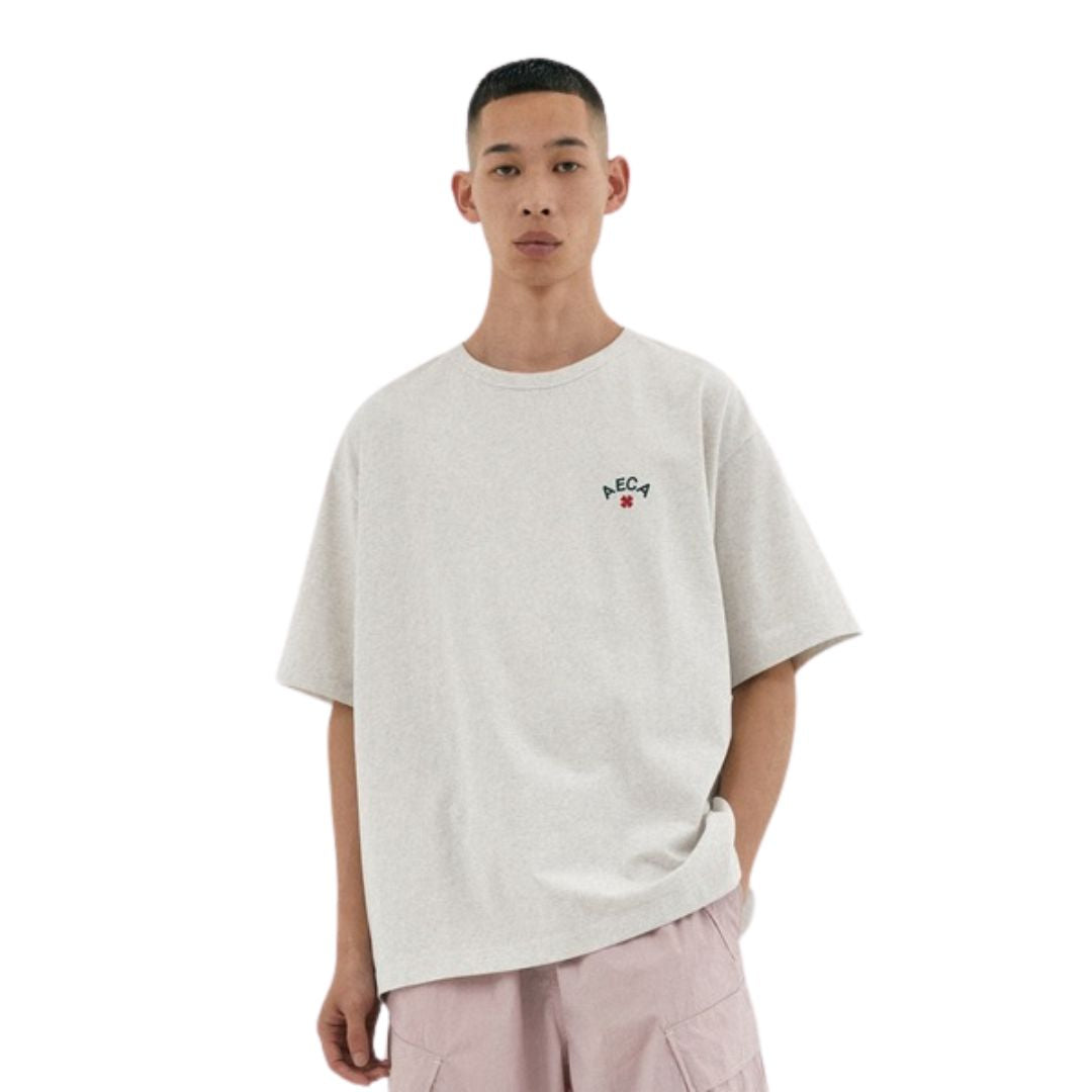 AECA Clover Small Logo Half Sleeve Tee