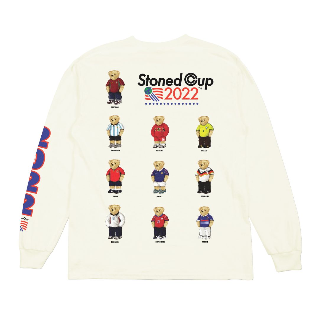 Stoned Bear by Paradise Youth Club Stoned Cup Long Sleeve T-shirt