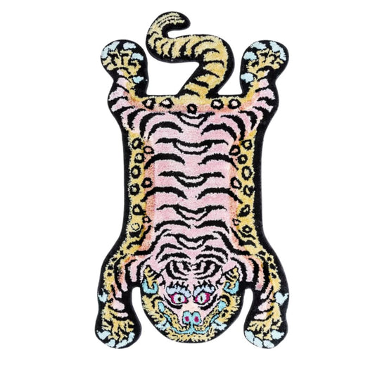 Raw Emotions Tibetan Tiger Rug Pink
