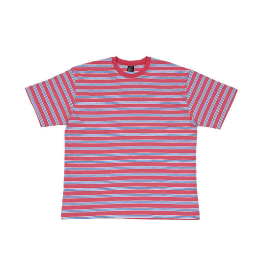 Manhattan Stripped Short Sleeve T-shirt - Red