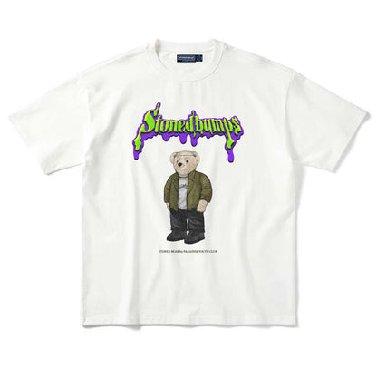 Stoned Bear by Paradise Youth Club Frankenstein T-shirt