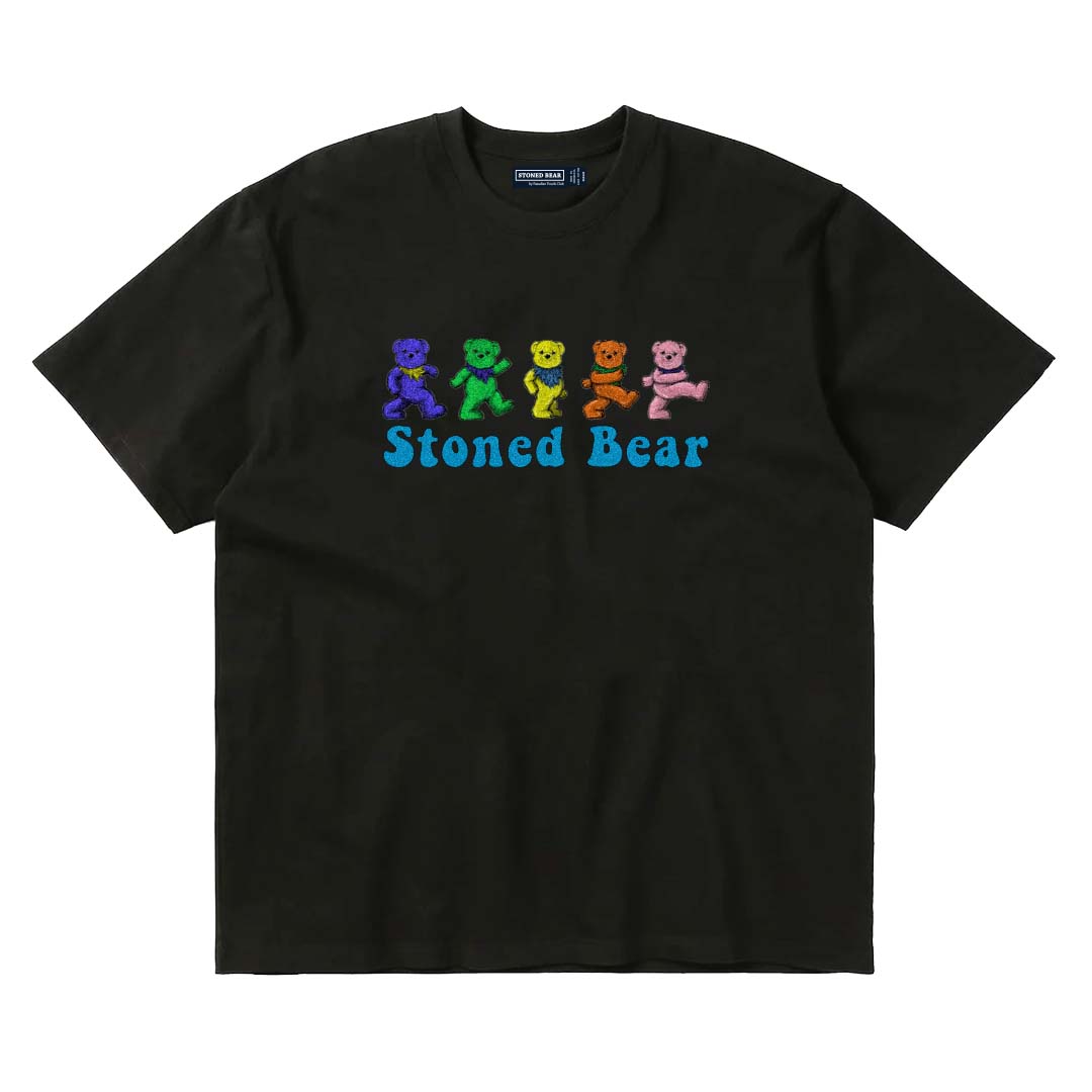 Stoned Bear by Paradise Youth Club Grateful Stoned T-shirt
