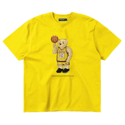 Stoned Bear by Paradise Youth Club Basketball Los Angeles T-Shirt