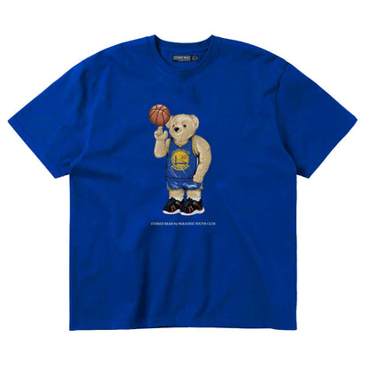 Stoned Bear by Paradise Youth Club Basketball San Francisco T-Shirt