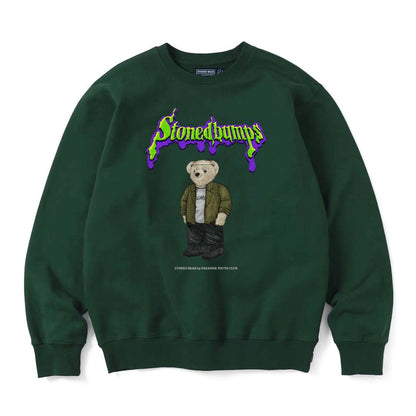 Stoned Bear by Paradise Youth Club Frankenstein Sweatshirt