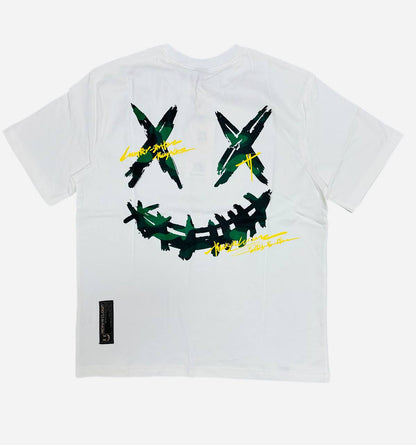 Ricky Is Clown Second Generation Green Camo Smiley T-Shirt