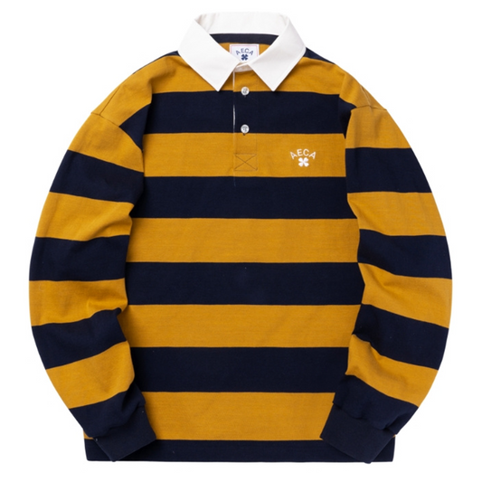 AECA White N158 Rugby Polo